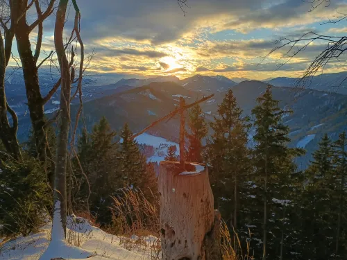 Blick vom Lunzberg Richtung Westen