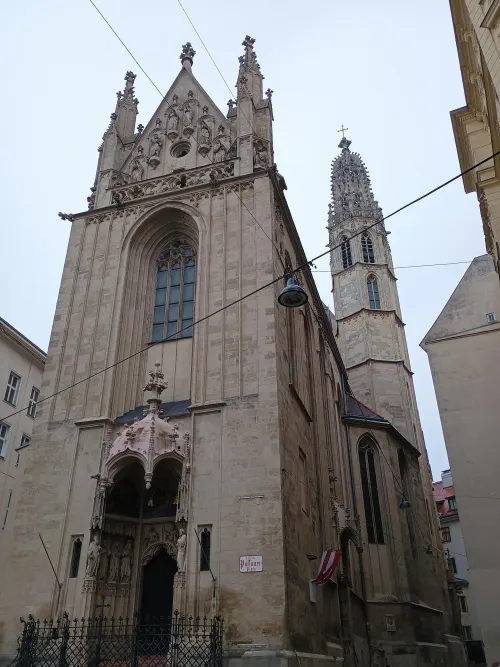 Maria am Gestade, Wien, Blick von Westen