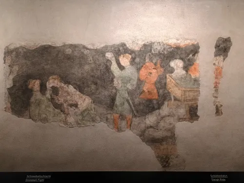 Neidhart Festsaal, Schneeballschlacht und Schlittenfahrt