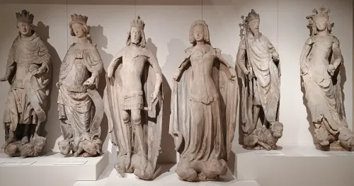 Rudolf IV und Katharina von B&ouml;hmen mit ihren Eltern, Wien Museum