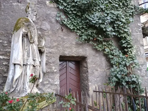 Ruprechtskirche, Detail von der Nordseite des Turms