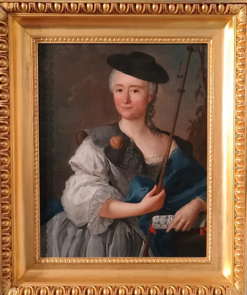 Aristokratin im Pilgerkost&uuml;m, Schloss Esterh&aacute;zy